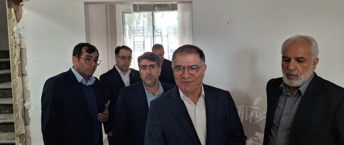 بازدید از پروژه شعبه و مدیریت شعب استان قزوین مورخ 1404/11/27