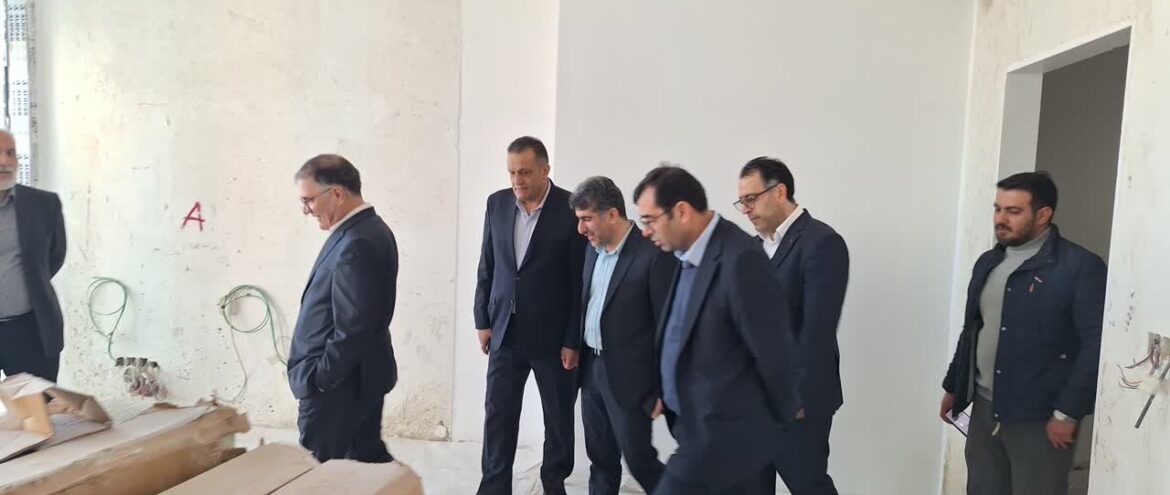 بازدید از پروژه شعبه و مدیریت شعب استان قزوین مورخ 1404/11/27