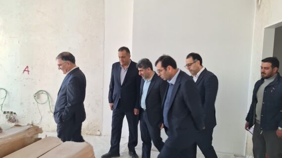 بازدید از پروژه شعبه و مدیریت شعب استان قزوین مورخ 1404/11/27