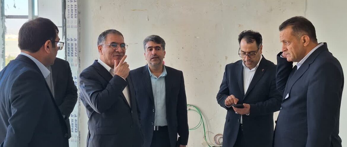 بازدید از پروژه شعبه و مدیریت شعب استان قزوین مورخ 1404/11/27