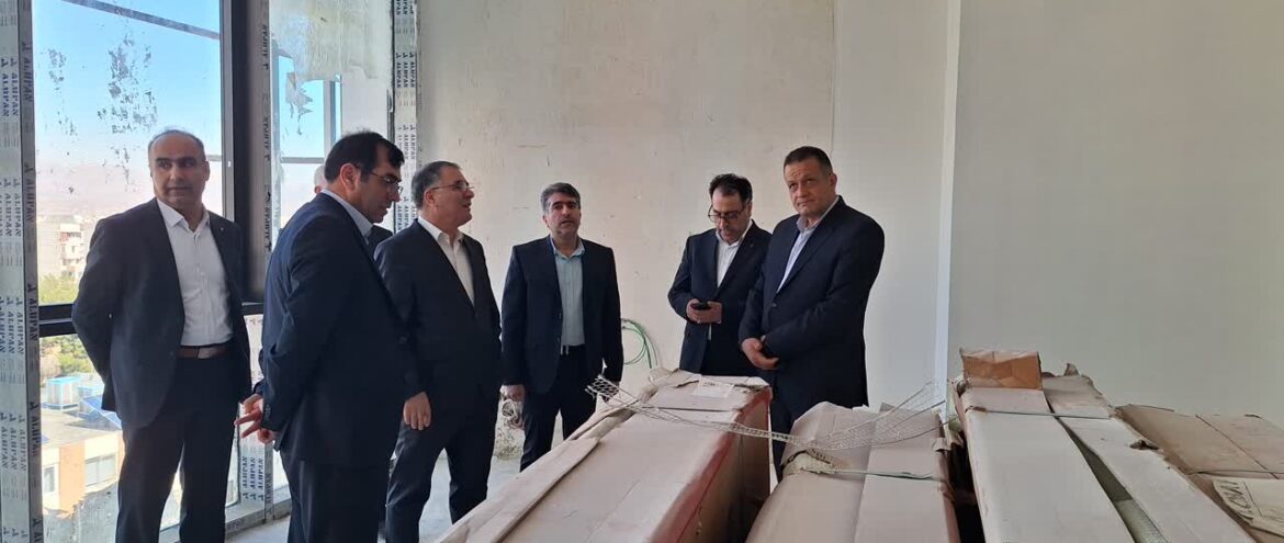 بازدید از پروژه شعبه و مدیریت شعب استان قزوین مورخ 1404/11/27