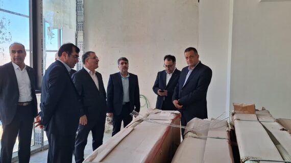 بازدید از پروژه شعبه و مدیریت شعب استان قزوین مورخ 1404/11/27