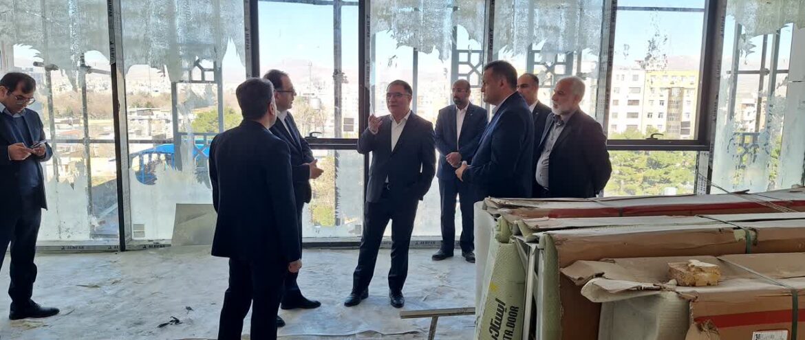 بازدید از پروژه شعبه و مدیریت شعب استان قزوین مورخ 1404/11/27