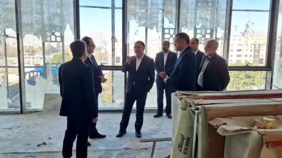 بازدید از پروژه شعبه و مدیریت شعب استان قزوین مورخ 1404/11/27